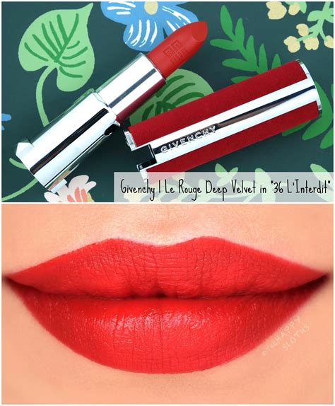 rouge deep velvet givenchy|givenchy le rouge matte.